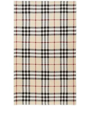 Burberry Vintage Check-pattern cotton towel - Neutrals