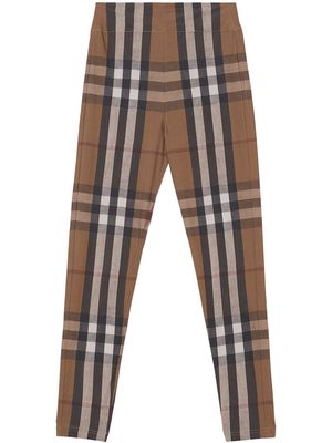 Burberry Vintage Check-print leggings - Brown