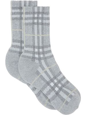 Burberry Vintage Check-print socks - Grey