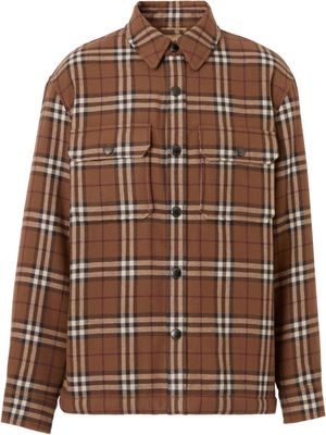 Burberry Vintage check shirt jacket - Brown