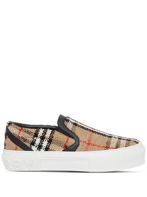 Burberry Vintage Check slip-on trainers - Neutrals