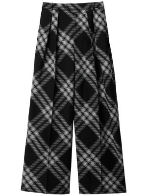 Burberry Vintage Check wool trousers - Black