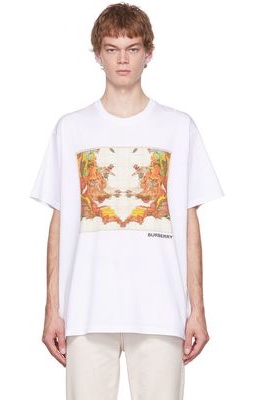 Burberry White Varvey T-Shirt