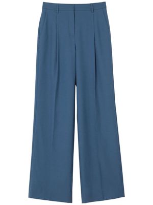 Burberry wide-leg tailored trousers - Blue