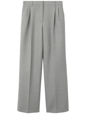 Burberry wide-leg wool trousers - Grey