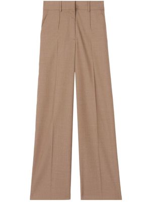 Burberry wide-leg wool trousers - Neutrals