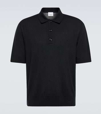 Burberry Wool and silk polo top