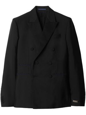 Burberry wool-blend blazer - Black