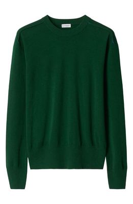 burberry Wool Crewneck Sweater in Ivy