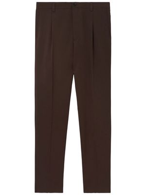 Burberry wool tailored trousers - Brown