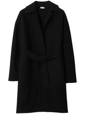Burberry wrap cashmere coat - Black