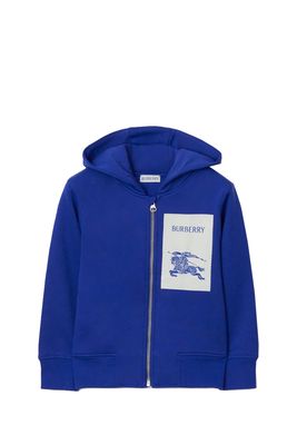 Burberry Zip-up Hoodie Sweatshirt In Ekd Cotton