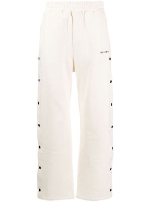 Buscemi button-embellished track pants - White
