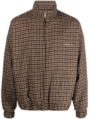 Buscemi checked wool-blend jacket - Black
