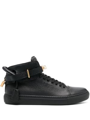 Buscemi high-top leather sneakers - Black