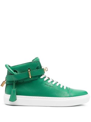 Buscemi high-top leather sneakers - Green
