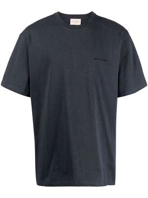 Buscemi logo-print cotton T-shirt - Blue