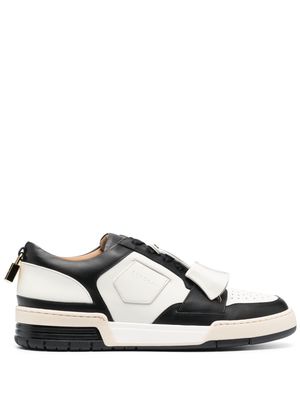 Buscemi padlock-detail colour-block panelled sneakers - Neutrals