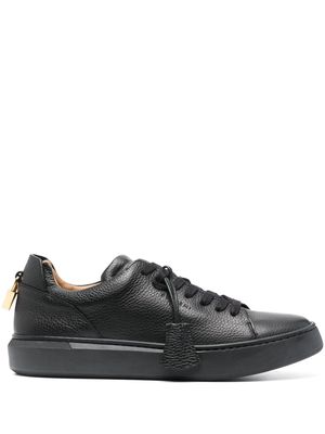 Buscemi padlock-detail leather sneakers - Black