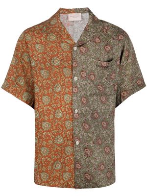 Buscemi pattered short sleeved shirt - Orange