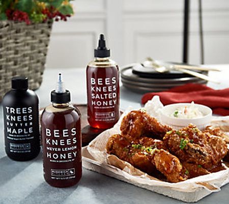 Bushwick Kitchen 3pc Honey and Maple Syrup Gift Set
