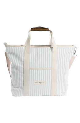 BUSINESS AND PLEASURE CO Cooler Tote in Laurens Sage Stripe