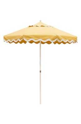 BUSINESS AND PLEASURE CO Market Beach Umbrella in Riviera Mimosa