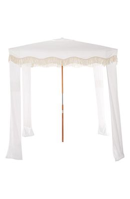 BUSINESS AND PLEASURE CO Premium Beach Cabana in Antique White