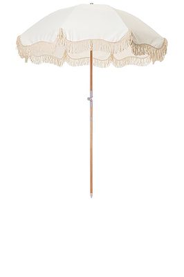 business & pleasure co. Premium Beach Umbrella in White.