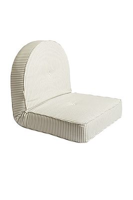 business & pleasure co. Reclining Pillow Lounger in Sage.
