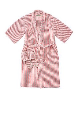 business & pleasure co. Robe And Slipper Set in Pink.