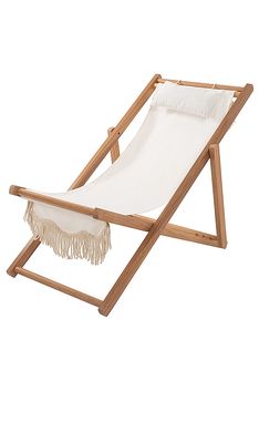 business & pleasure co. Sling Chair in Cream.