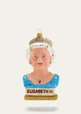 Bust of Queen Elizabeth II Christmas Ornament