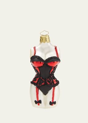 Bustier Christmas Ornament