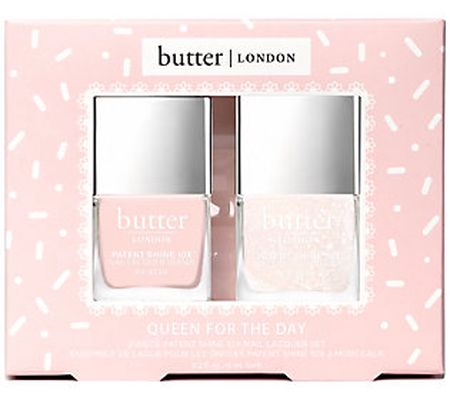 butter LONDON Queen for the Day 2-Piece Mini Na il Lacquer Set