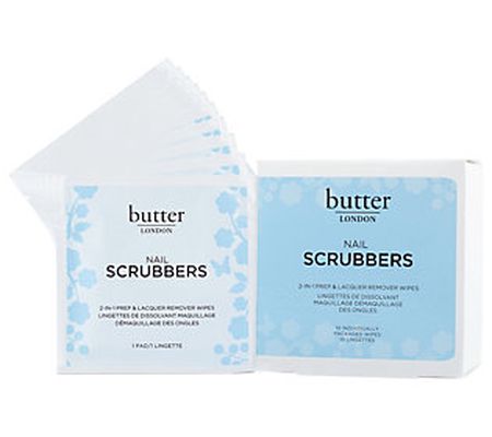 butter LONDON Scrubbers 2-in-1 Prep & Remover W ipes
