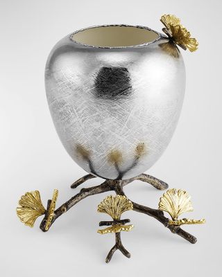 Butterfly Ginkgo Medium Vase
