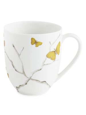 Butterfly Ginkgo Porcelain Mug