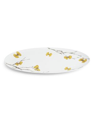 Butterfly Ginkgo Porcelain Platter