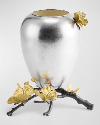 Butterfly Ginkgo Vase