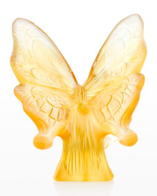 Butterfly In Amber And Yellow Figurine