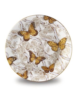 Butterfly Jeweled Decorative Plate