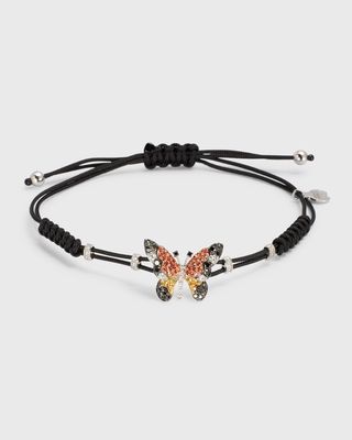 Butterfly Orange and Yellow Sapphire Bracelet