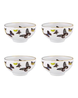 Butterfly Parade Veggie Bowls, Set of 4