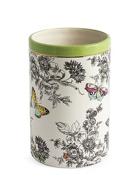 Butterfly Toile Short Vase