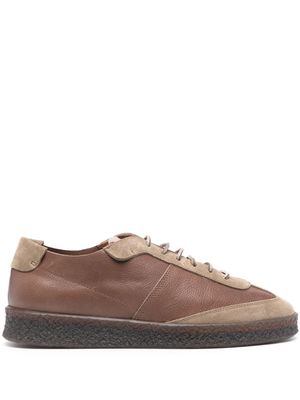 Buttero Crespo leather sneakers - Brown
