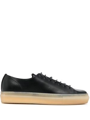 BUTTERO lace-up low-top trainers - Black