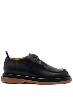 Buttero leather lace-up shoes - Black