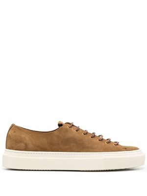 Buttero low-top contrasting sole trainers - Brown
