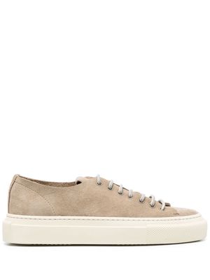 Buttero low-top lace-up trainers - Neutrals